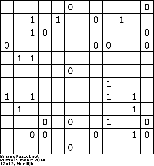 Binaire Puzzel