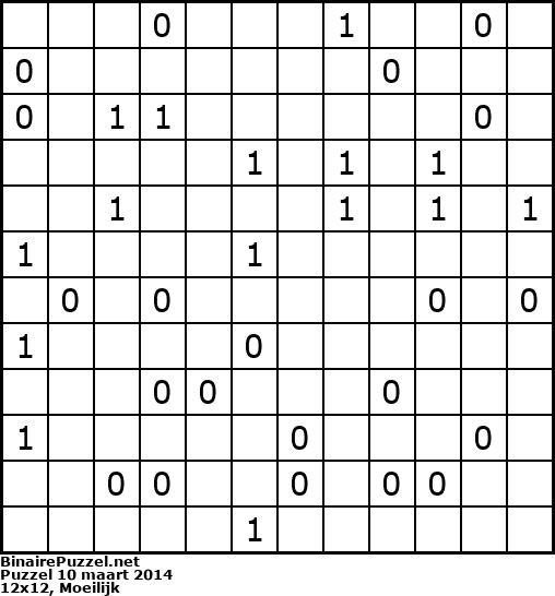 Binaire Puzzel