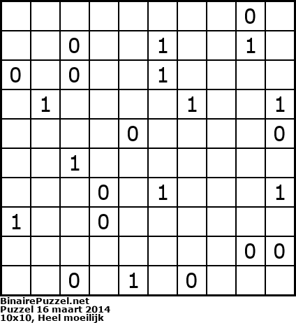 Binaire Puzzel