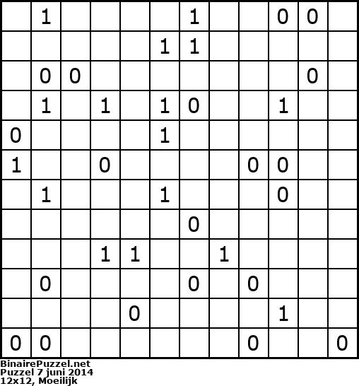 Binaire Puzzel