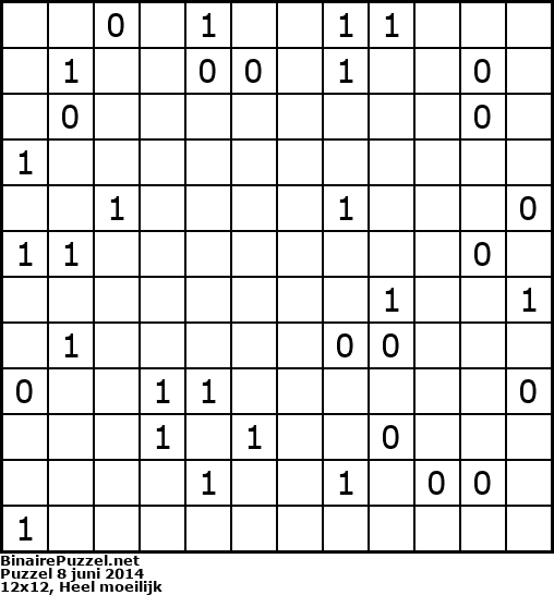 Binaire Puzzel