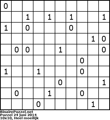 Binaire Puzzel