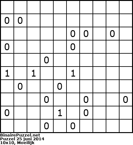 Binaire Puzzel