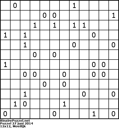 Binaire Puzzel