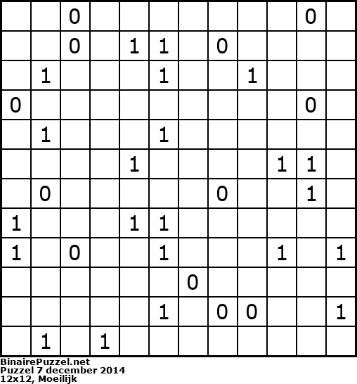Binaire Puzzel