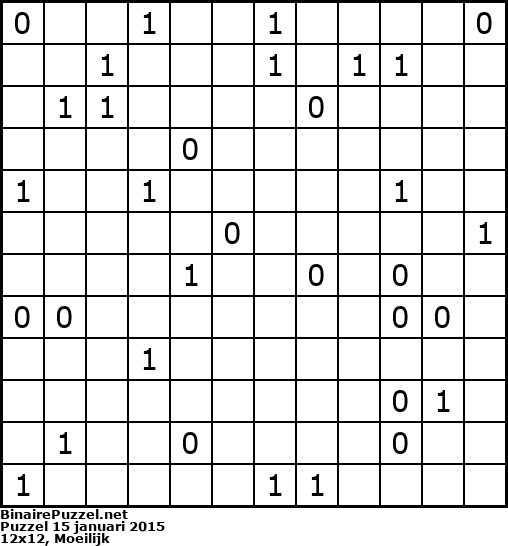 Binaire Puzzel