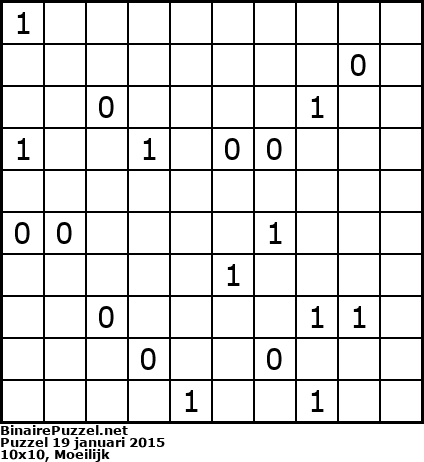 Binaire Puzzel