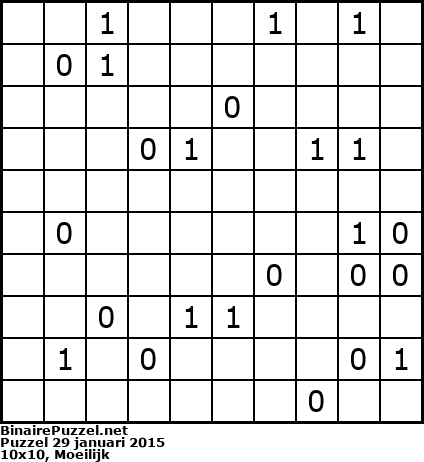 Binaire Puzzel