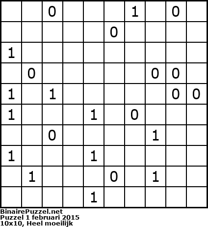 Binaire Puzzel
