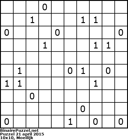 Binaire Puzzel