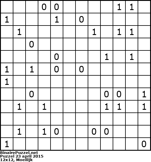 Binaire Puzzel