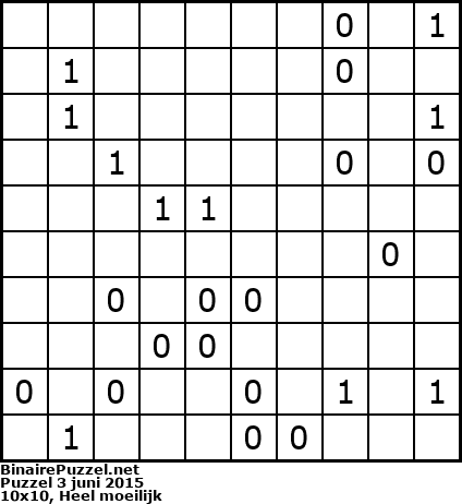 Binaire Puzzel