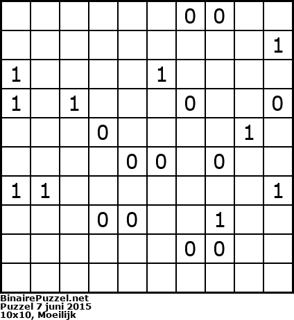 Binaire Puzzel