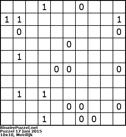 Binaire Puzzel