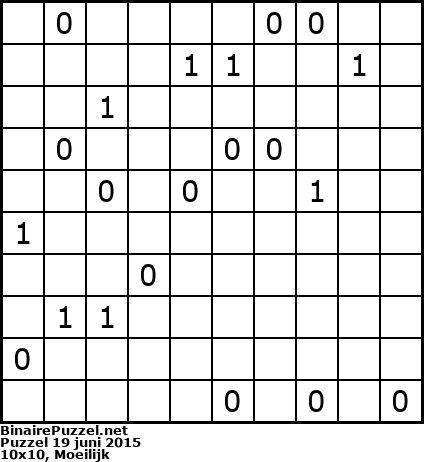 Binaire Puzzel
