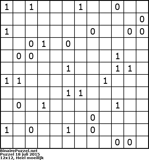 Binaire Puzzel