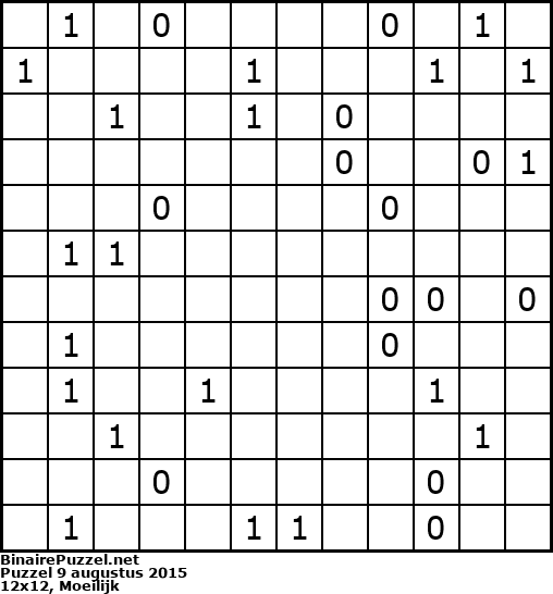 Binaire Puzzel