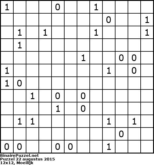 Binaire Puzzel