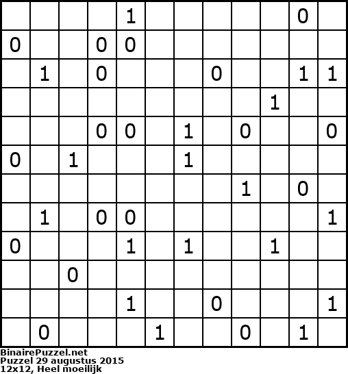 Binaire Puzzel