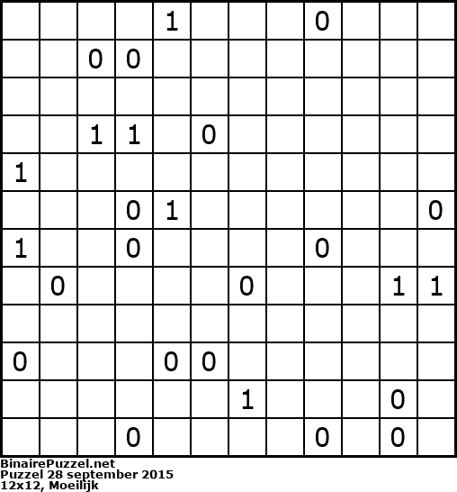 Binaire Puzzel