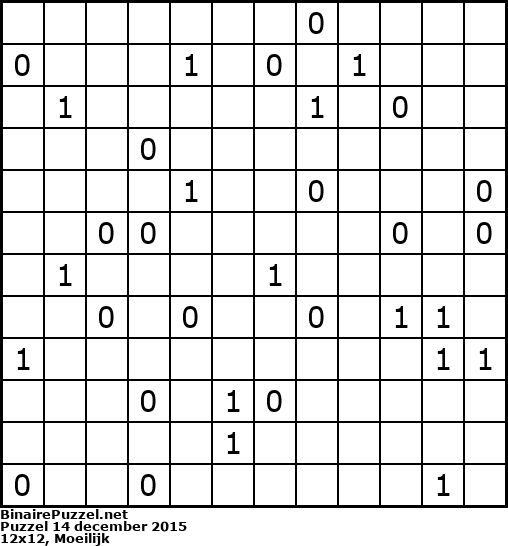 Binaire Puzzel