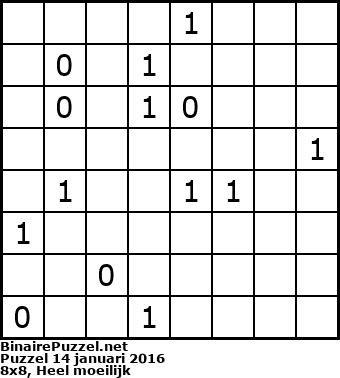Binaire Puzzel