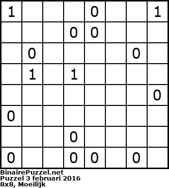 Binaire Puzzel
