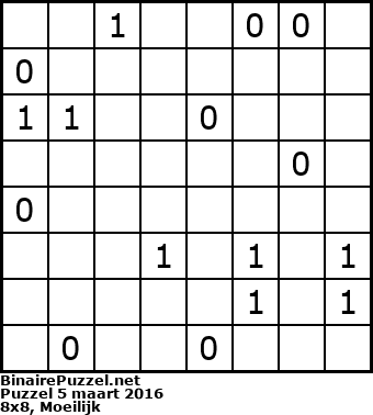 Binaire Puzzel