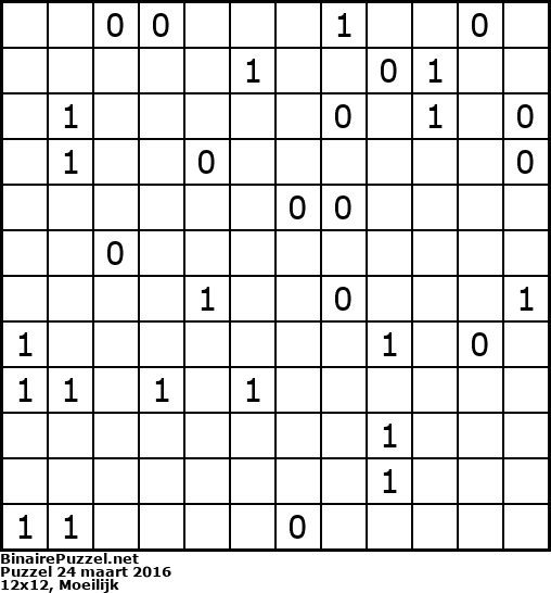 Binaire Puzzel