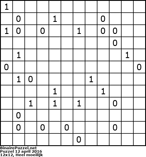 Binaire Puzzel