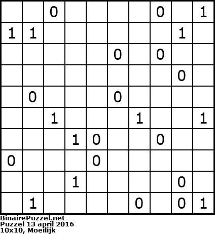 Binaire Puzzel