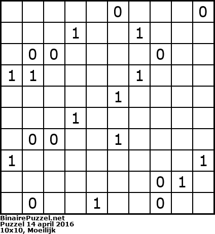 Binaire Puzzel