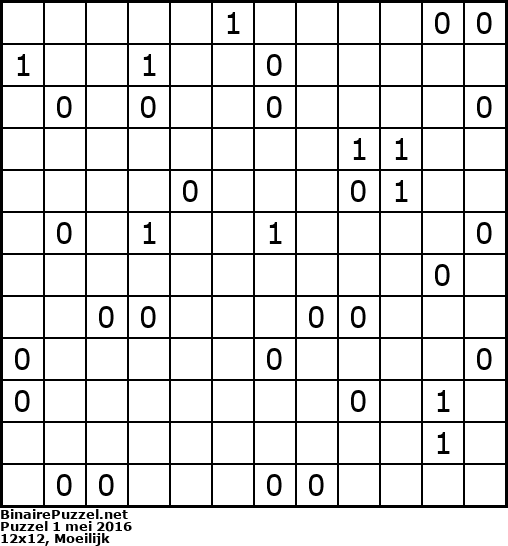 Binaire Puzzel