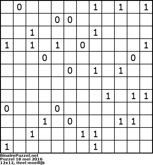 Binaire Puzzel
