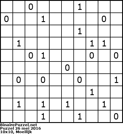 Binaire Puzzel
