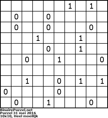 Binaire Puzzel