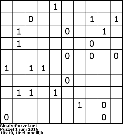 Binaire Puzzel