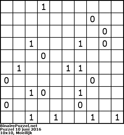 Binaire Puzzel