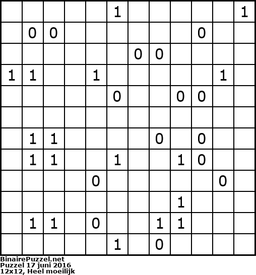 Binaire Puzzel