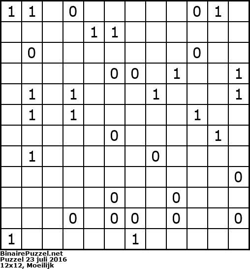 Binaire Puzzel