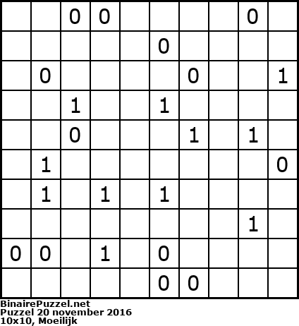 Binaire Puzzel