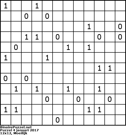 Binaire Puzzel