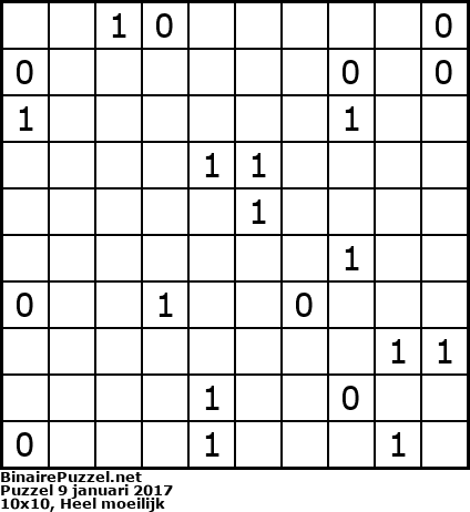 Binaire Puzzel