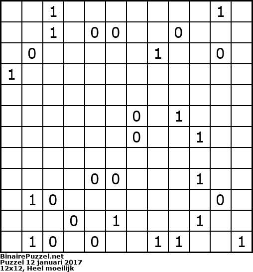 Binaire Puzzel