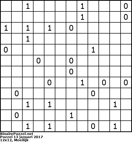 Binaire Puzzel