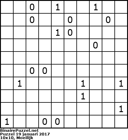 Binaire Puzzel