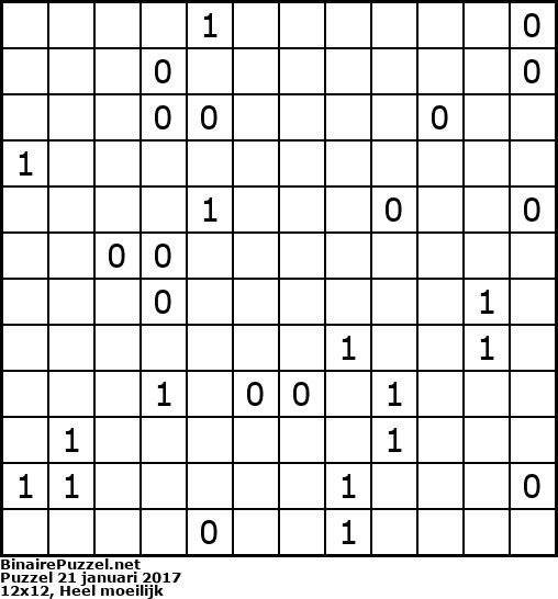 Binaire Puzzel
