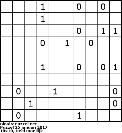 Binaire Puzzel