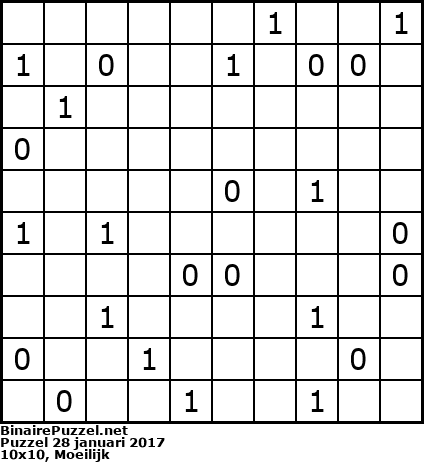 Binaire Puzzel