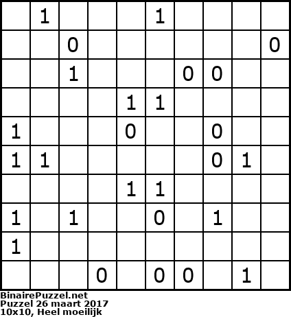 Binaire Puzzel